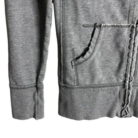 Talula Women's Gray Paisley Print Full Zip Jacket - Picture 4 of 6